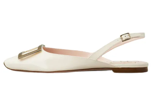 Roger Vivier Trompette Women's Casual Shoes Women's Ecru