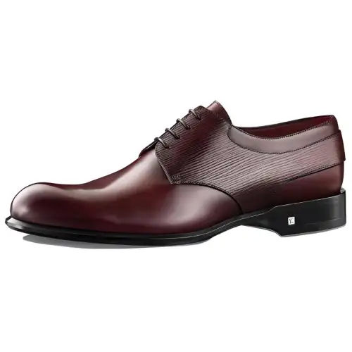 LOUIS VUITTON Greenwich Epi Casual Shoes Men's Burgundy