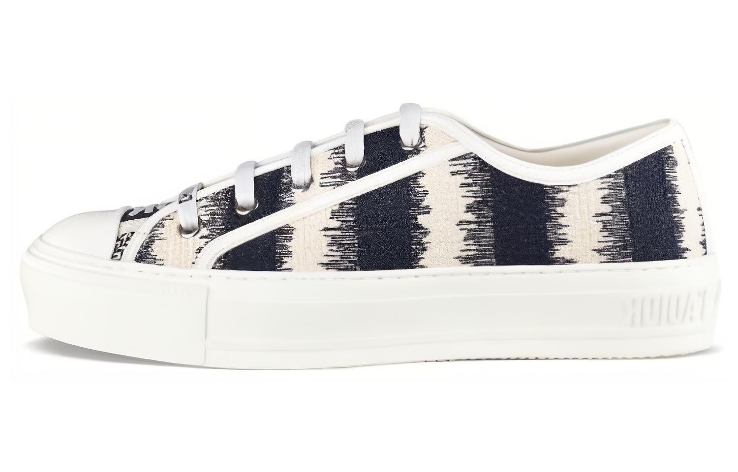 DIOR Walk'n'Dior Platform Shoes Low top Stylish Skateboarding Shoes Women's Blue