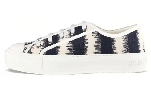 DIOR Walk'n'Dior Platform Shoes Low top Stylish Skateboarding Shoes Women's Blue