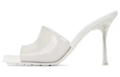 Bottega Veneta Transparent Strap Heeled Sandals Women's