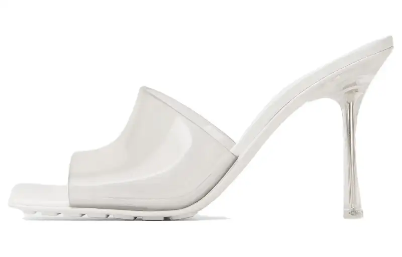 Bottega Veneta Transparent Strap Heeled Sandals Women's