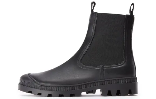LOEWE Short Chelsea Boots Women's Black