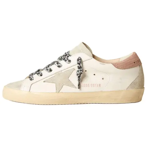 Golden Goose Super Star Panelled Leather Sneakers