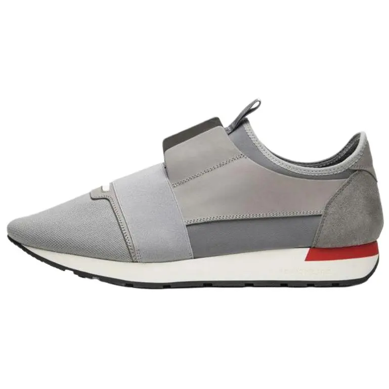 Balenciaga Race Runner Low top Casual Shoes Men's Gray