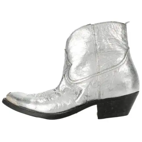 Golden Goose Young Ankle Boots Women's Gold/Silver