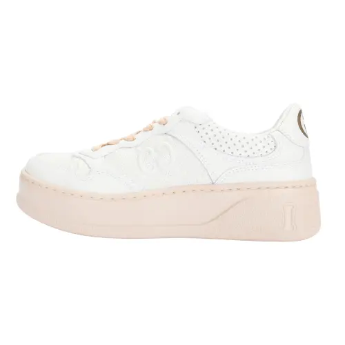 Gucci Wmns Gg Embossed Sneaker 'White Beige' Women's