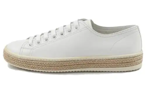 PRADA Stylish Skateboarding Shoes Men's White