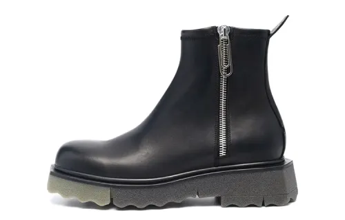 OFF WHITE Zip fastening Sponge Ankle Boots