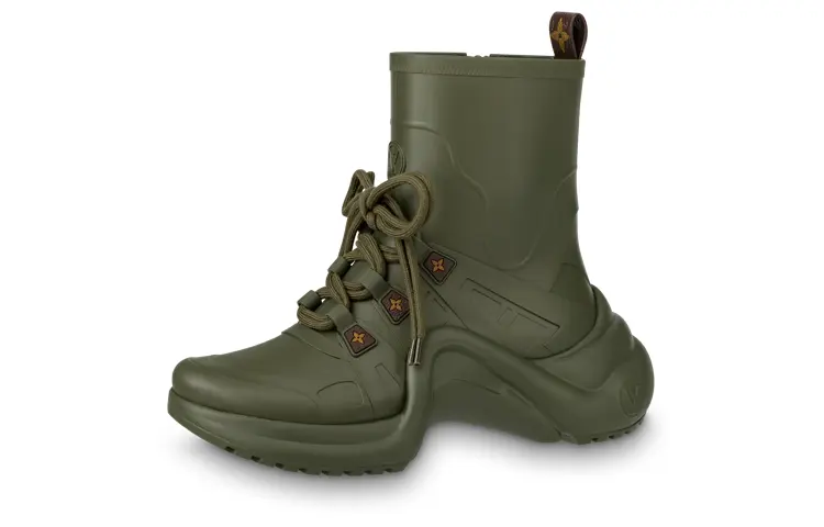 LOUIS VUITTON Archlight High top Casual Shoes Women's Green