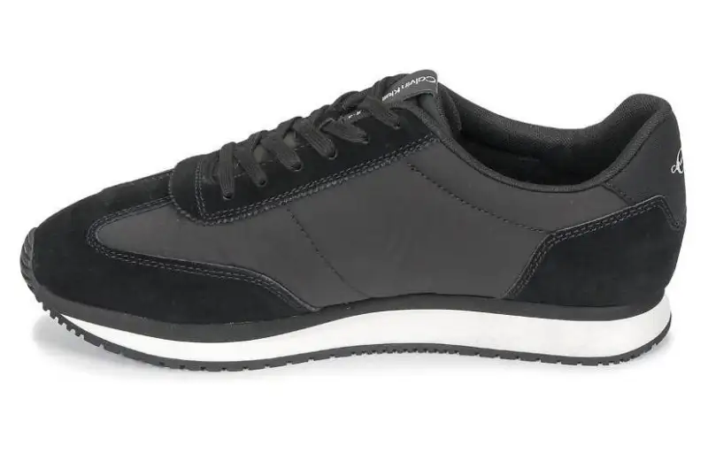 CALVIN KLEIN Low top Casual Shoes Men's Gray Black