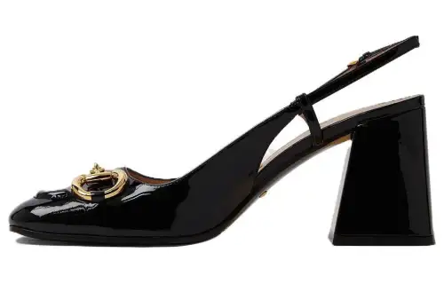 GUCCI Horsebit-buckle Slingback Pumps