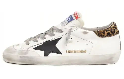 Golden Goose Super Star LAB Limited Edition Stylish Skateboarding Shoes Men's White Gray