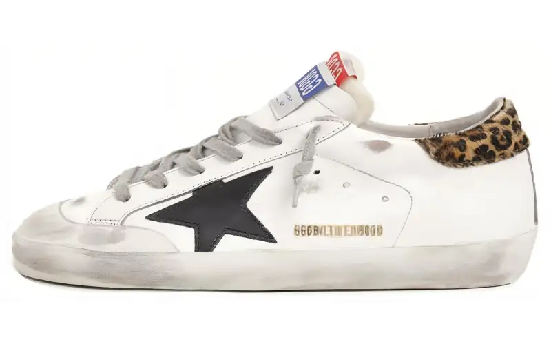 Golden Goose Super Star LAB Limited Edition Stylish Skateboarding Shoes Men's White Gray