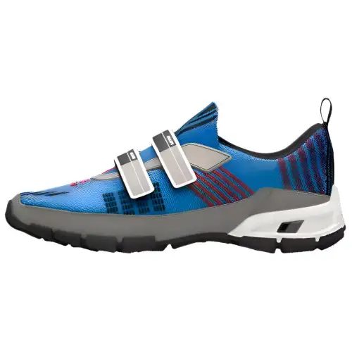 PRADA Low top Casual Shoes Men's Blue