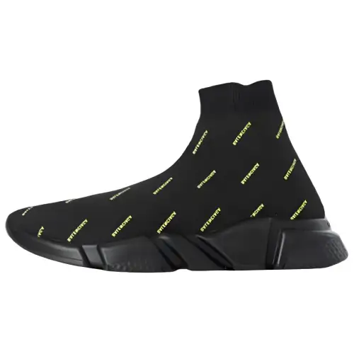 Balenciaga Speed High top Casual Shoes Men's Black