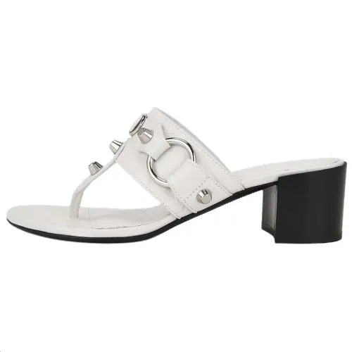 Balenciaga Flip Flops 5cm Women's White
