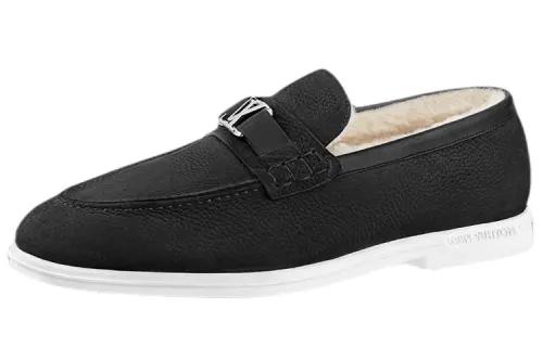 LOUIS VUITTON Estate Louis Vuitton Casual Shoes Men's Black