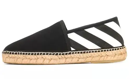 OFF WHITE Diagonals Espadrilles 'Black'