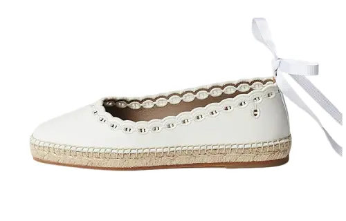 HERMES Guapa Espadrilles Women's White