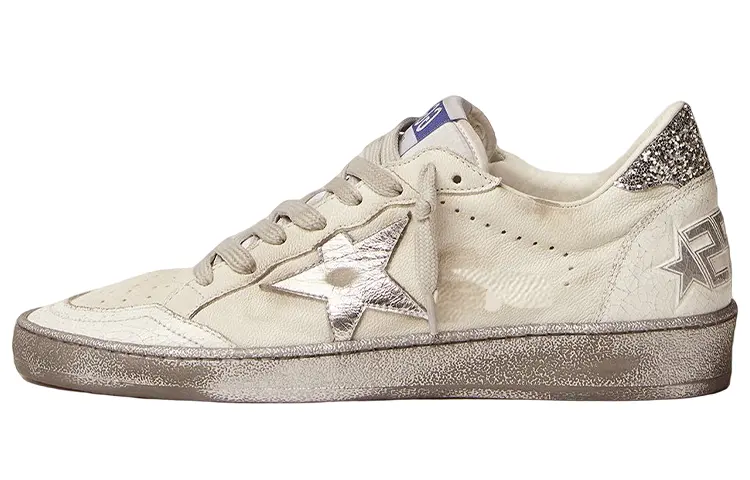 Golden Goose Ball Star LTD Low top Stylish Skateboarding Shoes Women's White