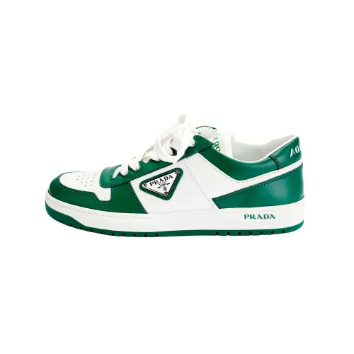PRADA Downtown Trainers 'White Green' Women's