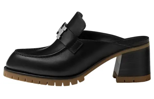 HERMES Flore Stylish Sandal Women's Black