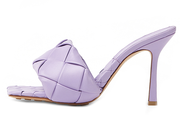 Bottega Veneta Lido High Heels Women's Purple