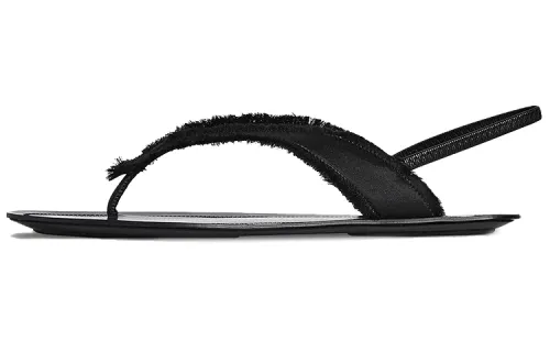 THE ROW One Strap Sandals Women's Black