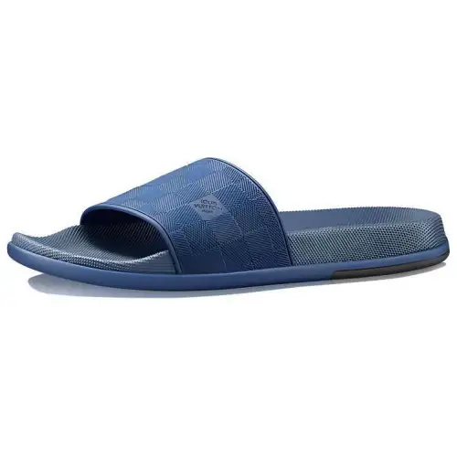 LOUIS VUITTON Waterfront Slide Slippers Men's Blue