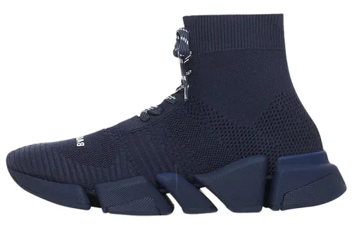 Balenciaga Speed 2.0 Lace Up Recycled Dark Blue