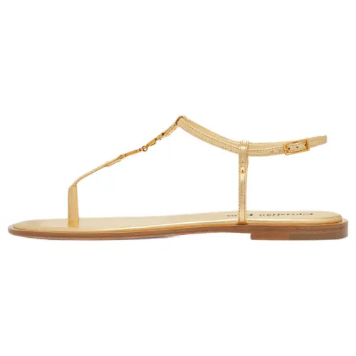 DIOR C'est Dior One Strap Sandals Women's Gold