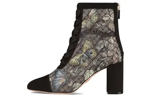 DIOR Naughtily D Ankle Boots 8cm Women's Black