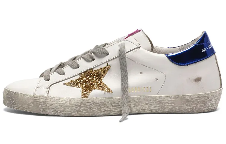Golden Goose Super Star Stylish Skateboarding Shoes Women's White