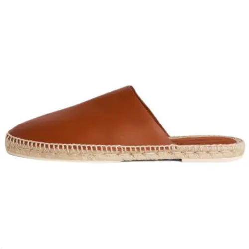 Loro Piana Closed Toe Slippers Men's Light Brown