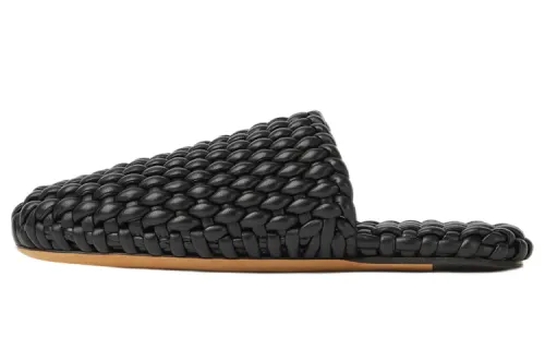 Bottega Veneta Closed Toe Slippers Men's Black