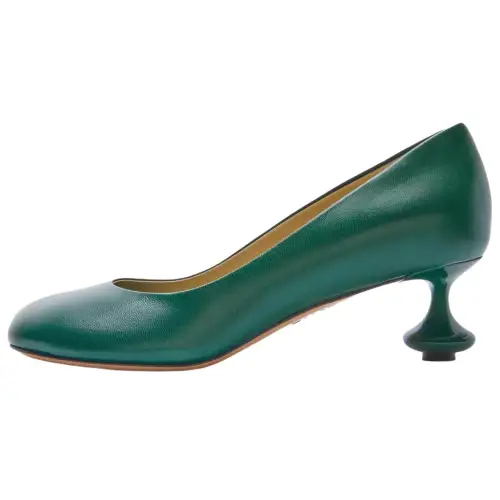 LOEWE Toy Irregular Heel High Heels 4.5cm Women's Green
