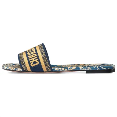 DIOR Dway Slide Slippers Women's Blue