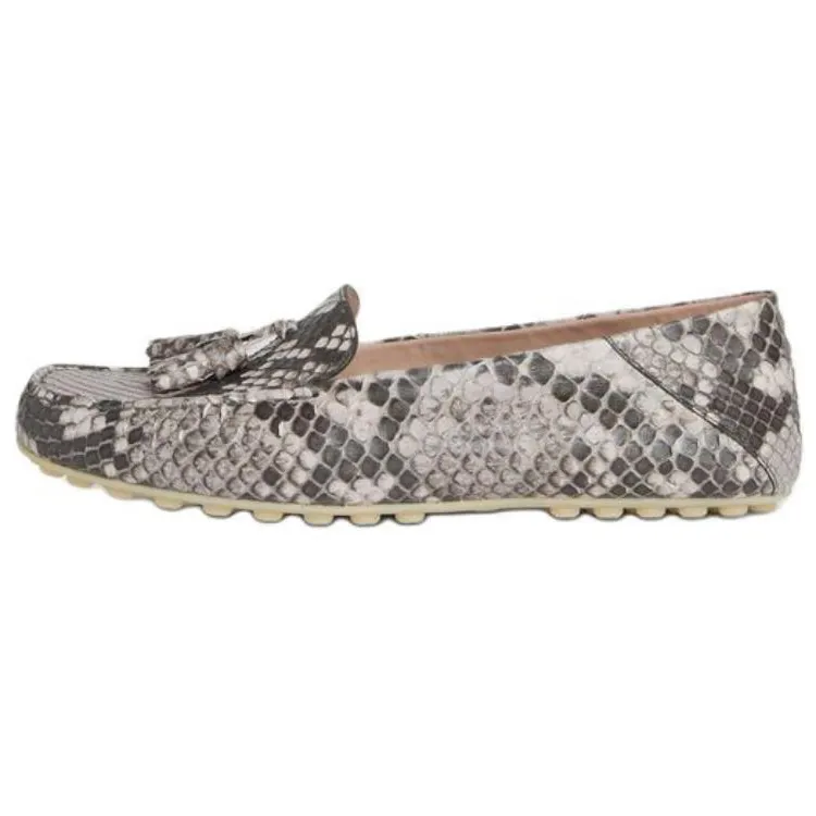 Loro Piana Gommino Loafers Women's Light Purple