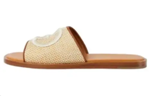 GUCCI Slide Slippers Men's Beige Brown