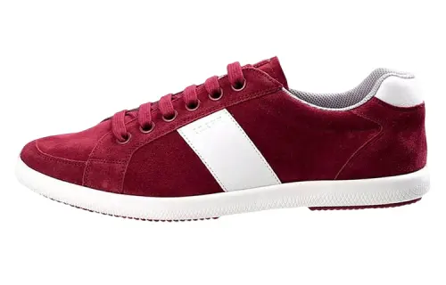 PRADA Lace Up Low top Stylish Skateboarding Shoes Men's Red