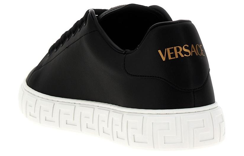 Женские кроссовки Versace (черные) — фото 4