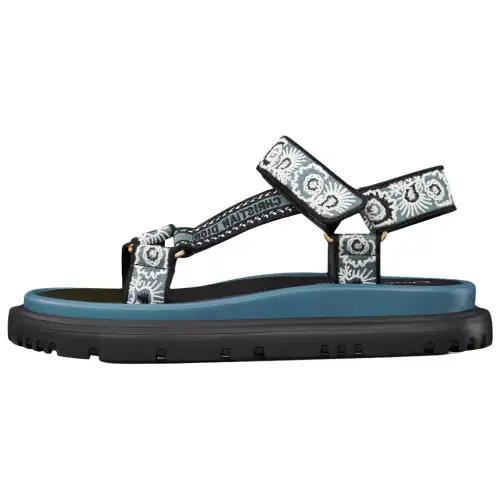 DIOR Dway Beach Sandals Women's Blue