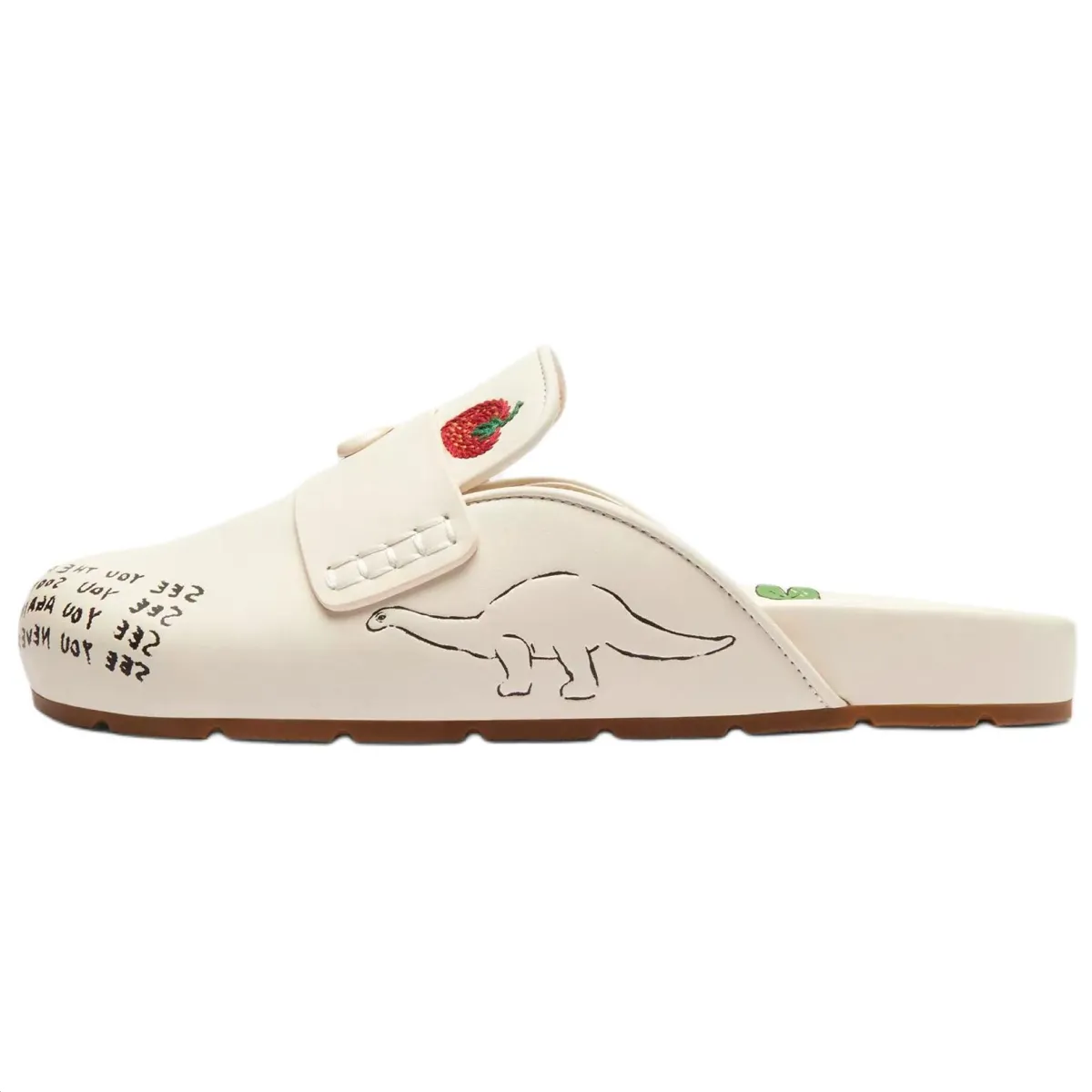 COACH Closed Toe Slippers 2.5cm Women's Ecru