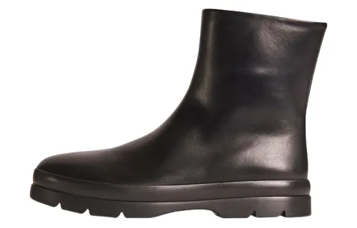 THE ROW Round-Toe Pull-On Ankle Boots Women's