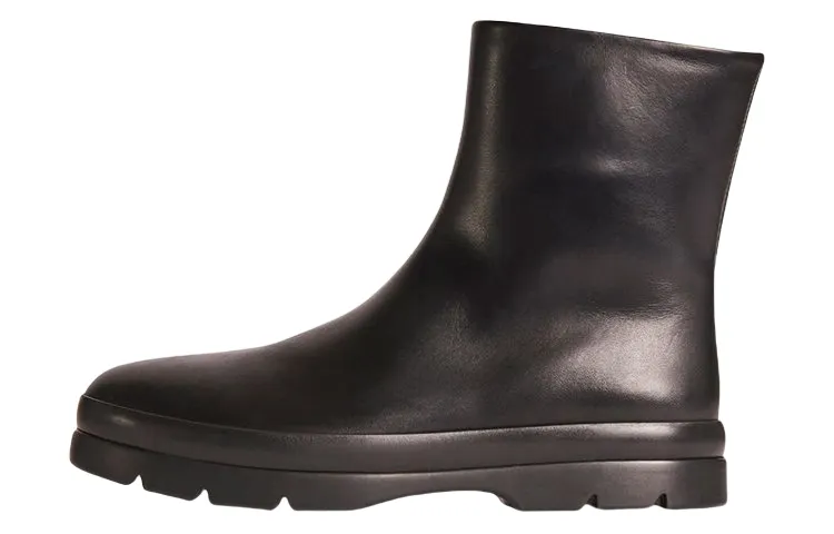 THE ROW Round-Toe Pull-On Ankle Boots Women's