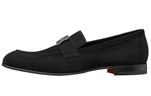 HERMES PARIS Casual Shoes Men's Black