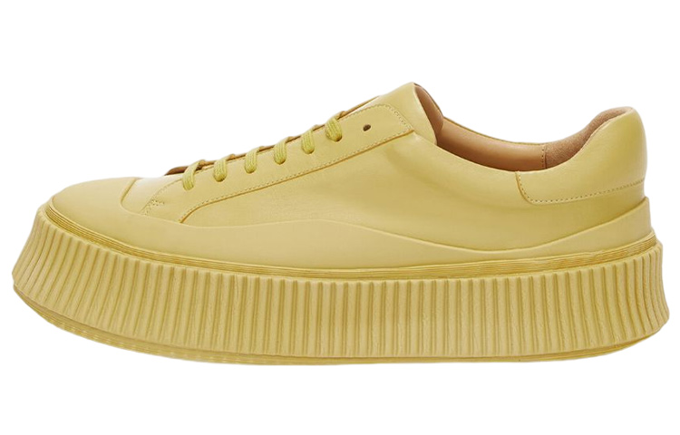JIL SANDER Stylish Skateboarding Shoes Men's Yellow