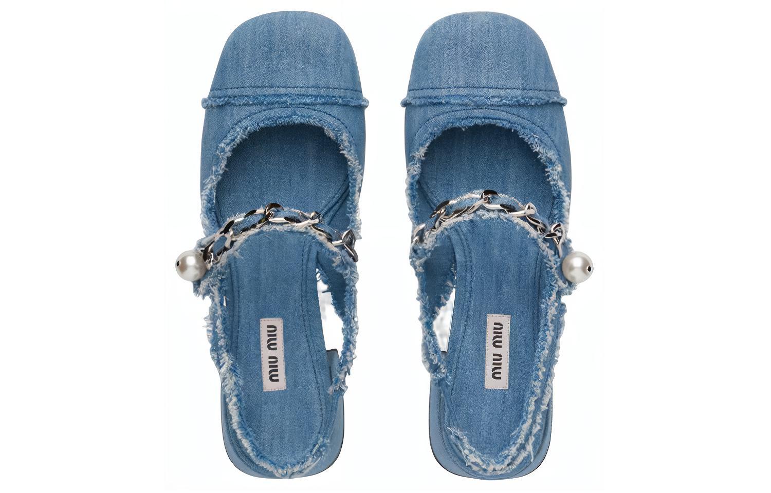 MIU MIU Casual Shoes Women's Blue