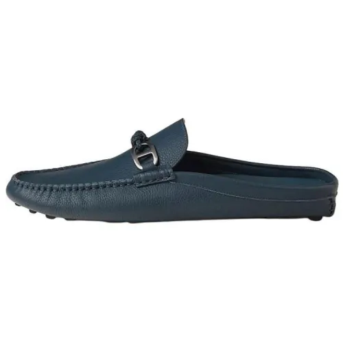 HERMES Icaro Closed Toe Slippers Men's Sky Blue